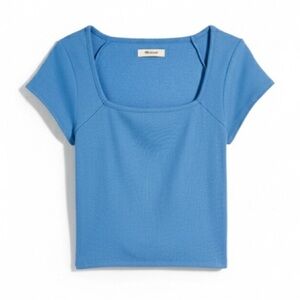 Madewell Brightside Square-Neck Tee